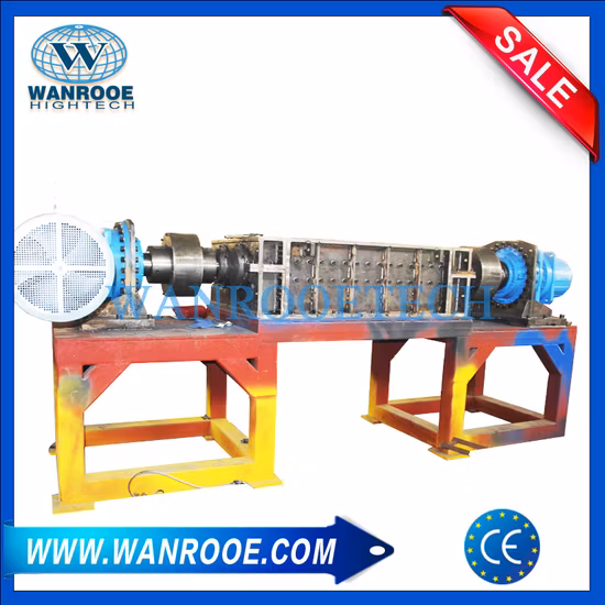 폐기물 필름/튜브/병/가방/나무 팔레트/판지/Tdf/타이어/금속/종이/판지 플라스틱 트윈 샤프트 슈레더 기계